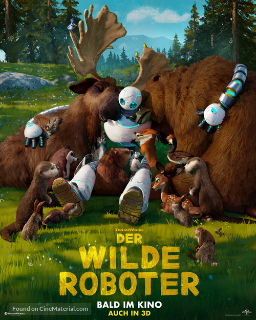 The Wild Robot - German Movie Poster