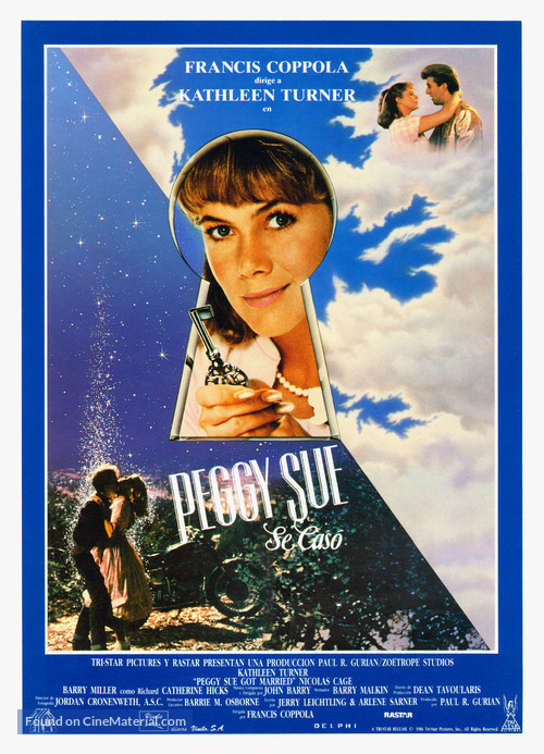 Peggy Sue Got Married - Spanish Movie Poster