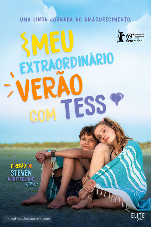 My Extraordinary Summer with Tess - Brazilian Movie Poster