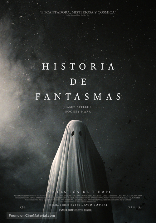A Ghost Story - Mexican Movie Poster