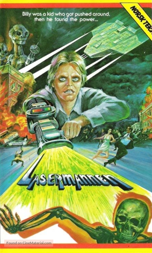 Laserblast - Norwegian VHS movie cover