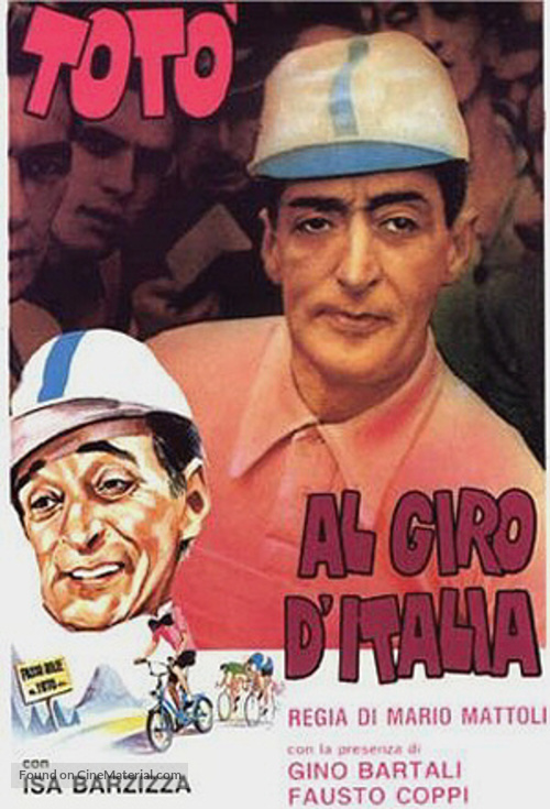 Tot&ograve; al giro d&#039;Italia - Italian Movie Poster