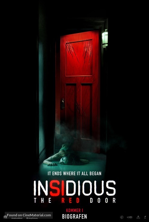 Insidious: The Red Door - Danish Movie Poster