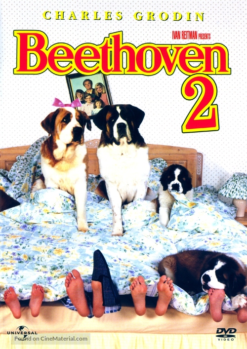 Beethoven&#039;s 2nd - Polish DVD movie cover