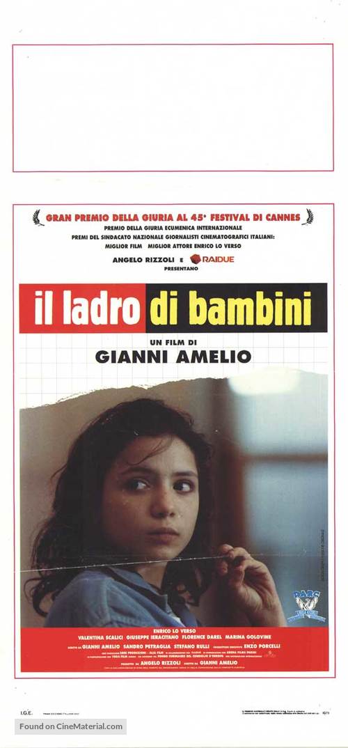 Ladro di bambini, Il - Italian Movie Poster