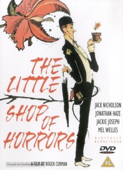 The Little Shop of Horrors - British DVD movie cover