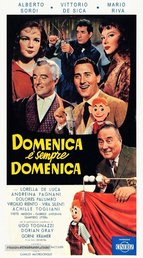 Domenica &egrave; sempre domenica - Italian Movie Poster
