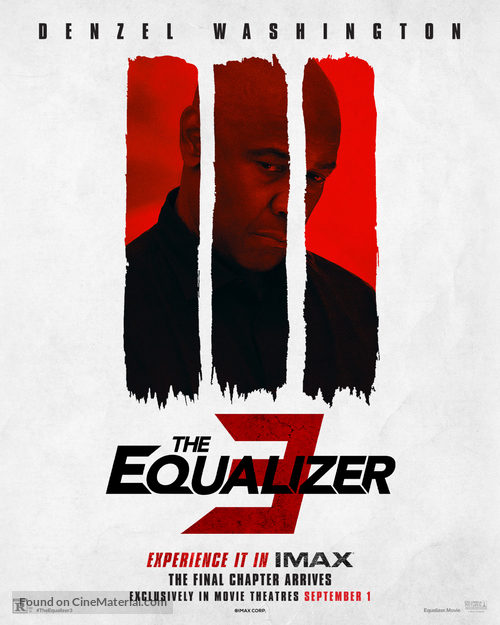 The Equalizer 3 - Movie Poster