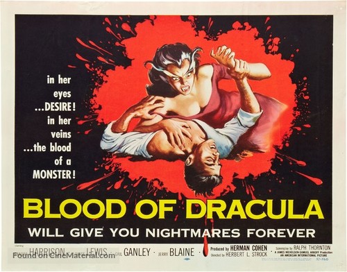 Blood of Dracula - Movie Poster