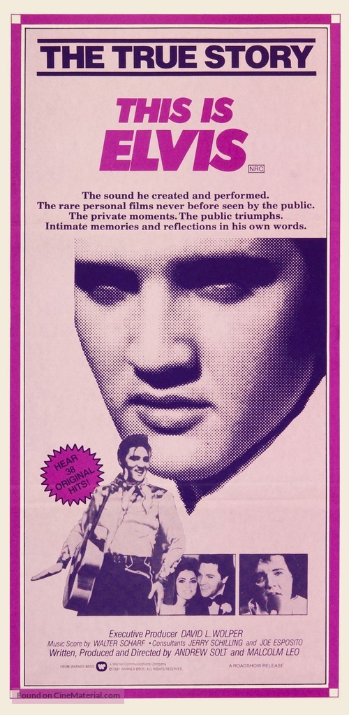 This Is Elvis - Australian Movie Poster