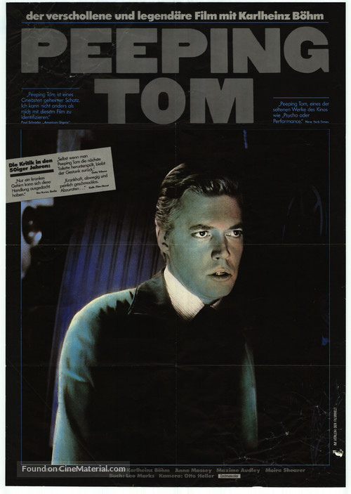 Peeping Tom - German Movie Poster