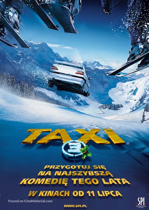 Taxi 3 - Polish Movie Poster