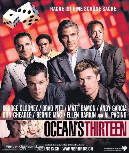 Ocean&#039;s Thirteen - Swiss Movie Poster