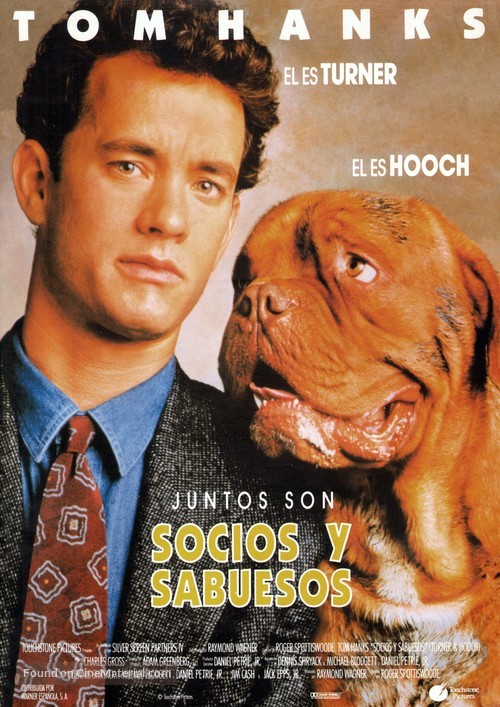 Turner And Hooch - Spanish Movie Poster