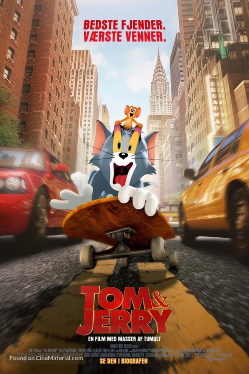 Tom and Jerry - Danish Movie Poster