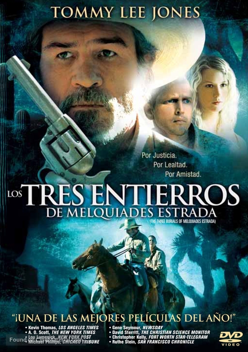 The Three Burials of Melquiades Estrada - Argentinian DVD movie cover