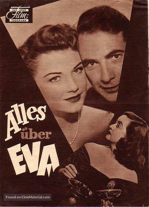 All About Eve - German Movie Poster