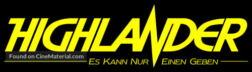 Highlander - German Logo