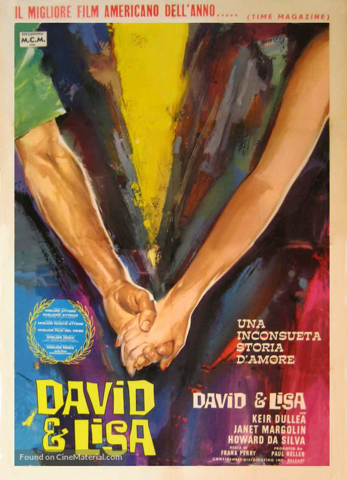 David and Lisa - Italian Movie Poster