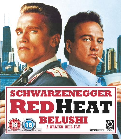 Red Heat - British Blu-Ray movie cover