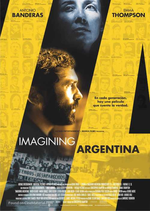 Imagining Argentina - Spanish Movie Poster