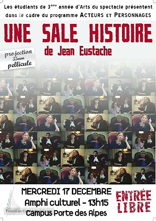 Une sale histoire - French Movie Poster