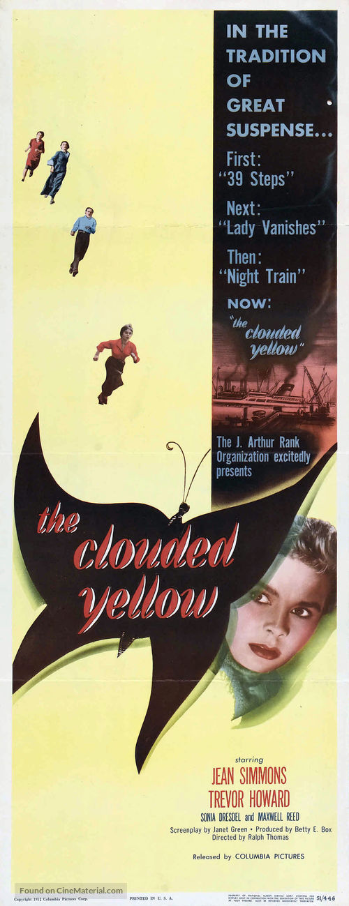 The Clouded Yellow - British Movie Poster