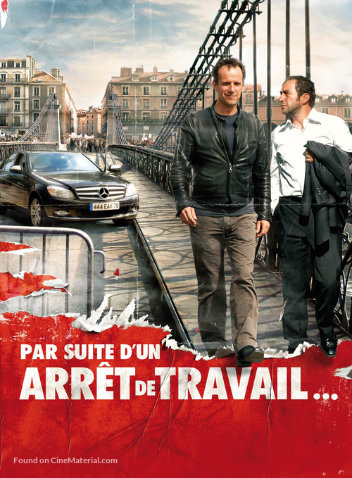 Par suite d&#039;un arr&ecirc;t de travail du personnel - French Movie Poster