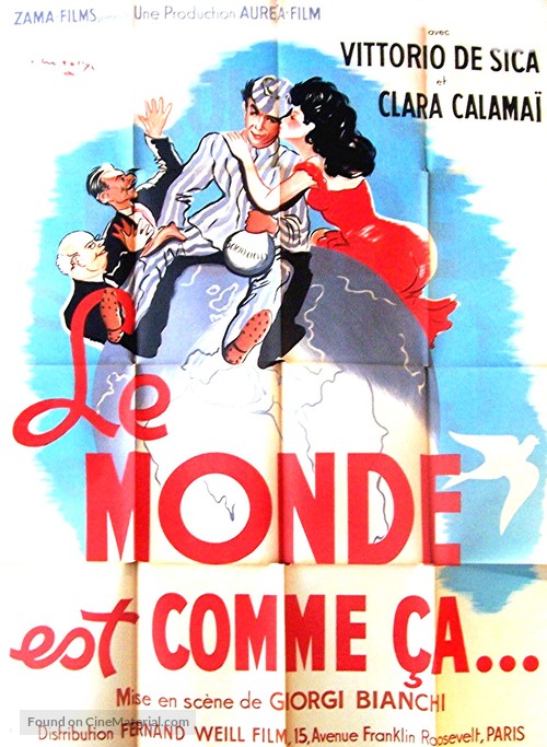 Mondo vuole cos&igrave;, Il - French Movie Poster