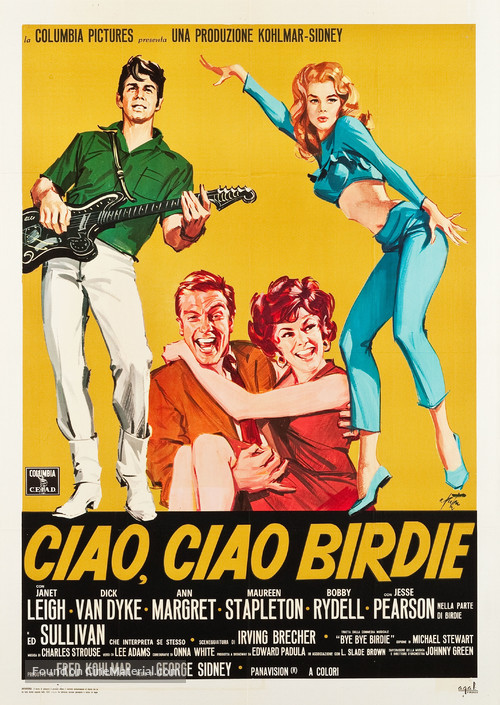 Bye Bye Birdie - Italian Movie Poster