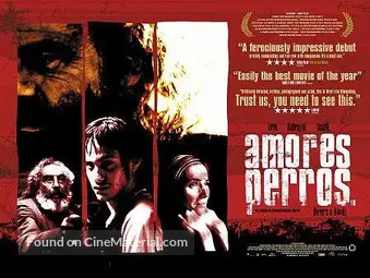 Amores Perros - British Movie Poster