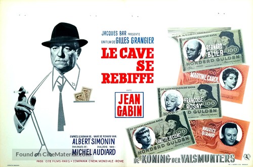 Le cave se rebiffe - Belgian Movie Poster