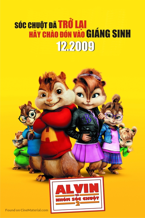 Alvin and the Chipmunks: The Squeakquel - Vietnamese Movie Poster
