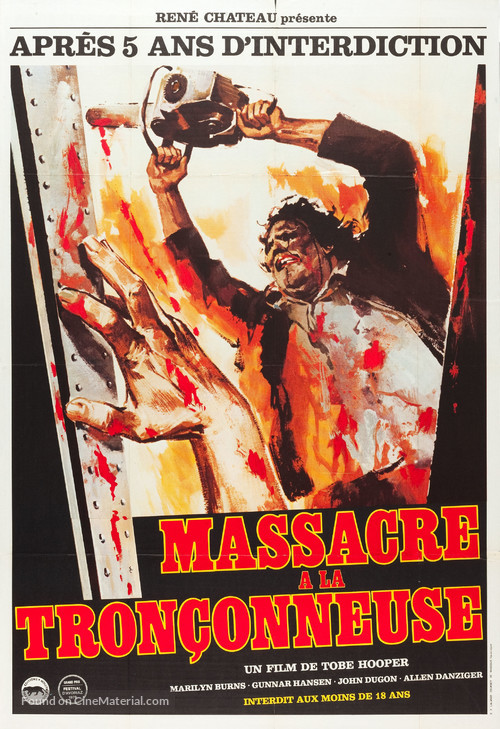 The Texas Chain Saw Massacre - French Movie Poster