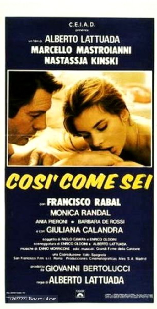 Cos&igrave; come sei - Italian Movie Poster