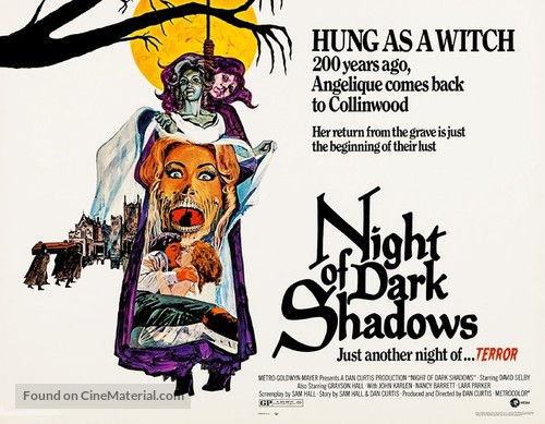 Night of Dark Shadows - Movie Poster