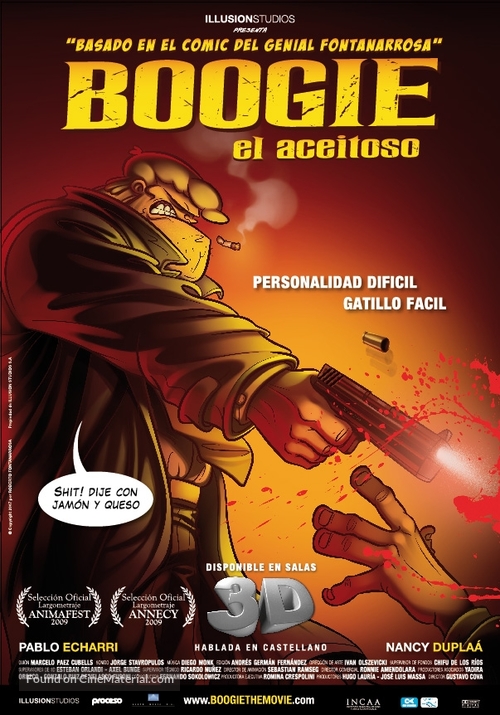 Boogie al aceitoso - Mexican Movie Poster