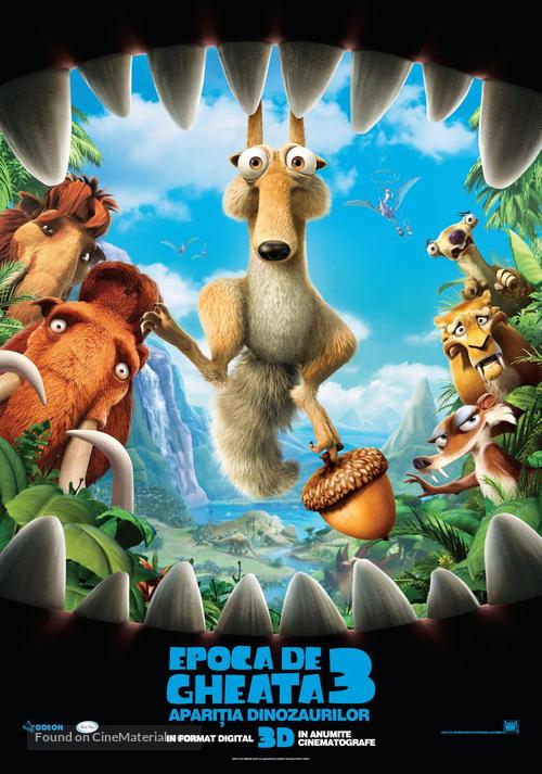 Ice Age: Dawn of the Dinosaurs - Romanian Movie Poster