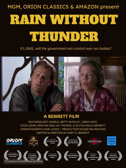 Rain Without Thunder - British Movie Poster