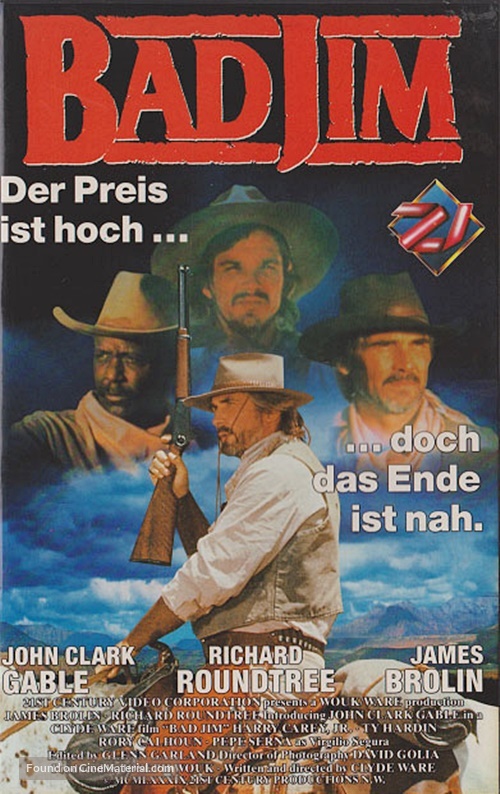 Bad Jim - German VHS movie cover