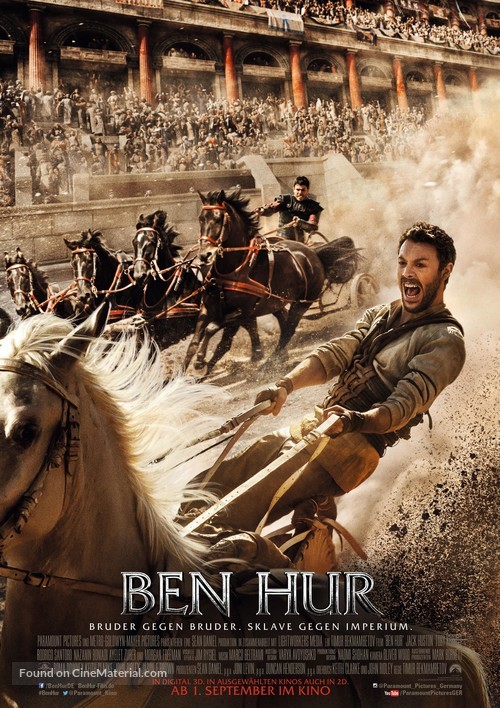 Ben-Hur - German Movie Poster