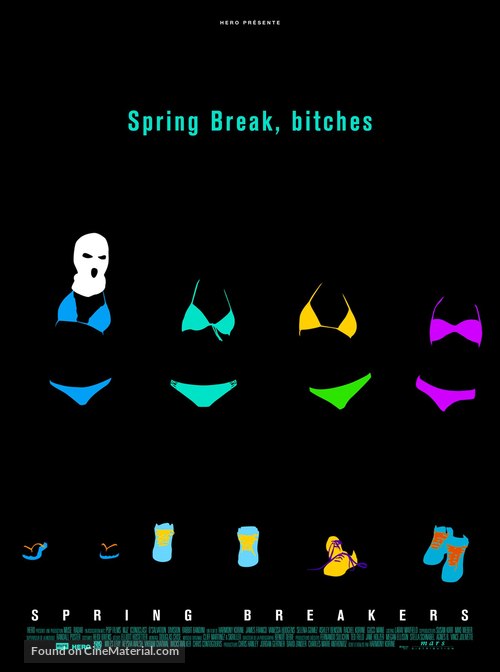 Spring Breakers - French Movie Poster