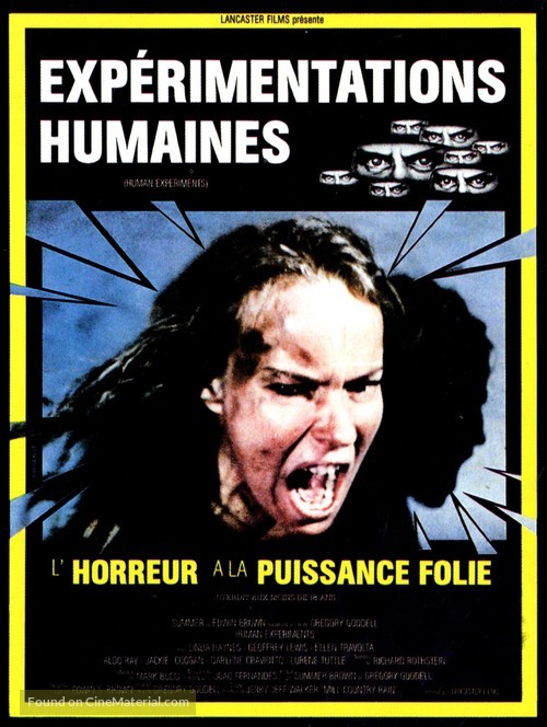Human Experiments - French Movie Poster