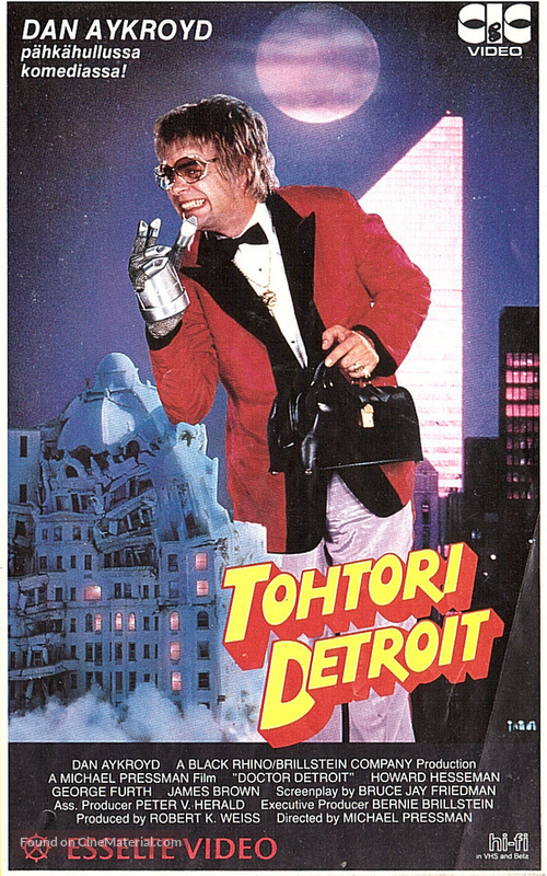 Doctor Detroit - Finnish VHS movie cover