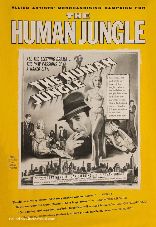 The Human Jungle - poster