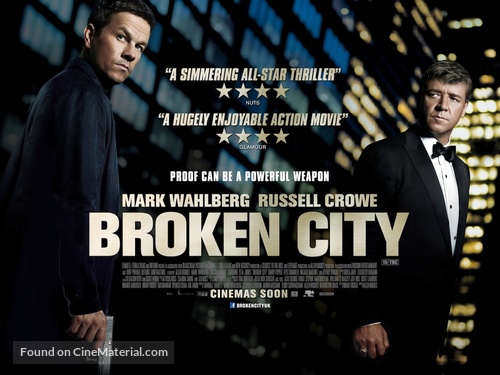 Broken City - British Movie Poster
