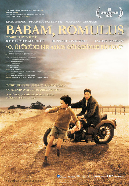 Romulus, My Father - Turkish Movie Poster