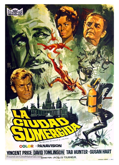 War-Gods of the Deep - Spanish Movie Poster