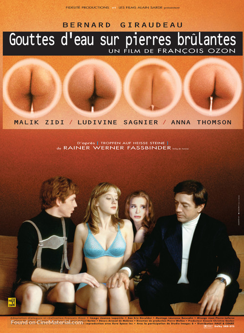 Gouttes d&#039;eau sur pierres br&ucirc;lantes - French Movie Poster