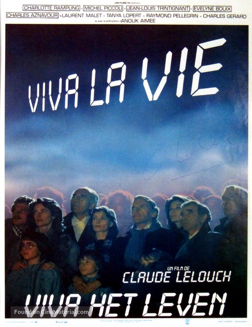 Viva la vie! - Belgian Movie Poster
